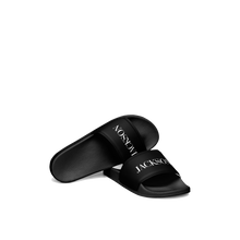 Shop Men's Jackson Logo Print Rubber Slide Sandal Womens & Mens Apparel by Jackson JoJaxs® Official Site. JoJaxs.com