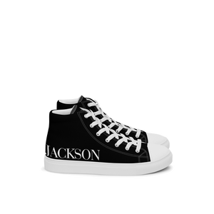 Shop Women's Jackson Logo Print Canvas High-top Sneakers Womens & Mens Apparel by Jackson JoJaxs® Official Site. JoJaxs.com