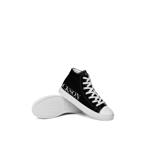 Shop Men's Jackson Logo Print Canvas High-top Sneakers Womens & Mens Apparel by Jackson JoJaxs® Official Site. JoJaxs.com