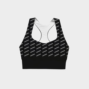 Jackson Gotham Print Stretch Jersey Bra Top