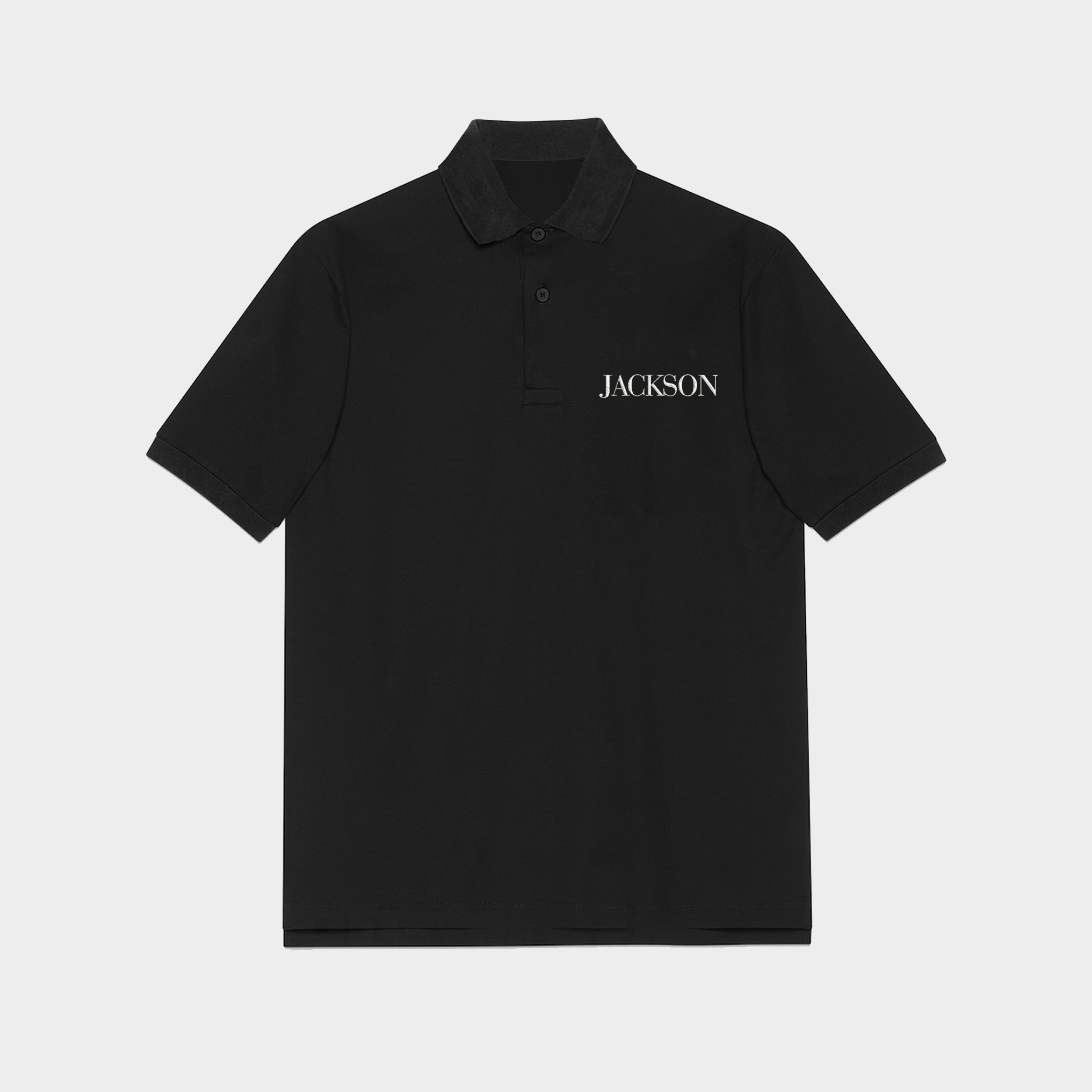 Jackson Logo Print Stretch Cotton Polo