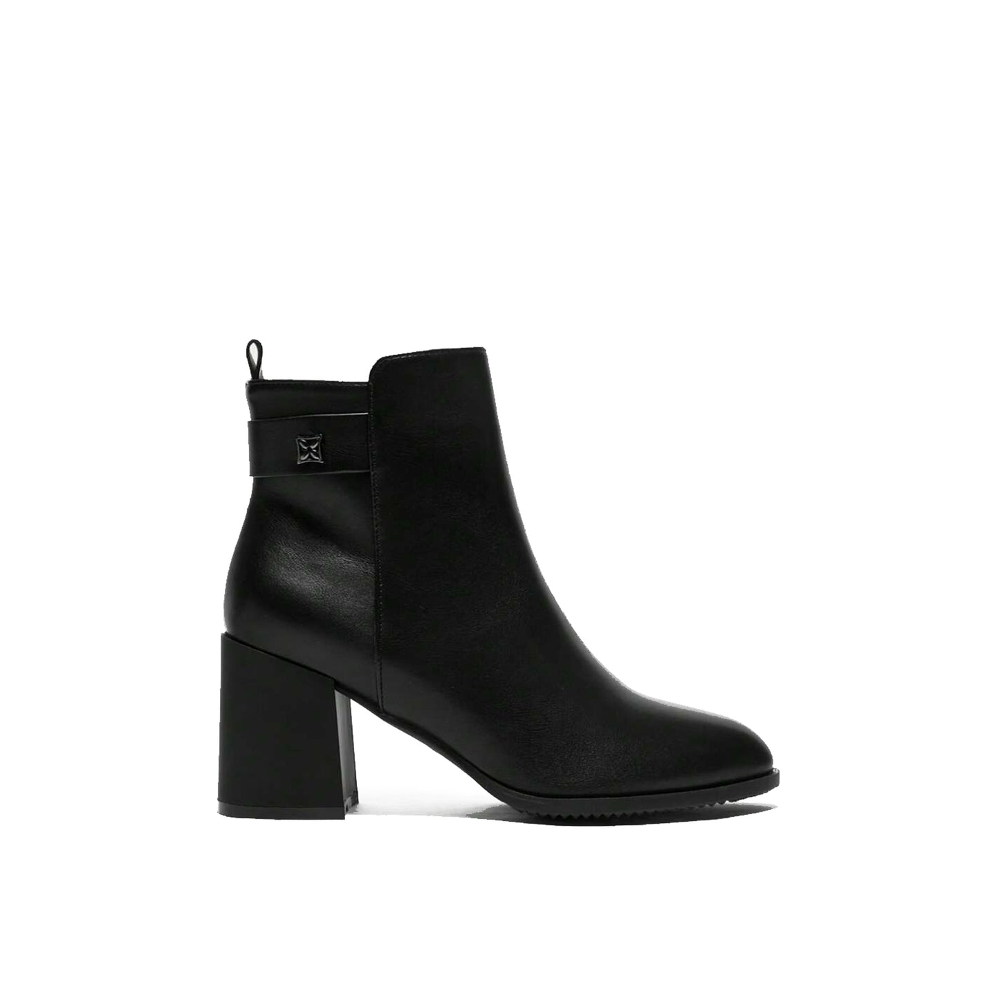 JoJaxs Leather Heeled Ankle Boot
