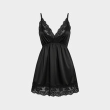 JoJaxs Satin Lace Slip Mini Dress