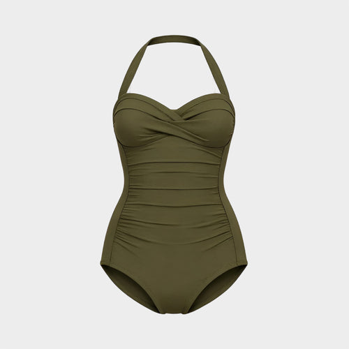 JoJaxs Halter Nylon Swimsuit