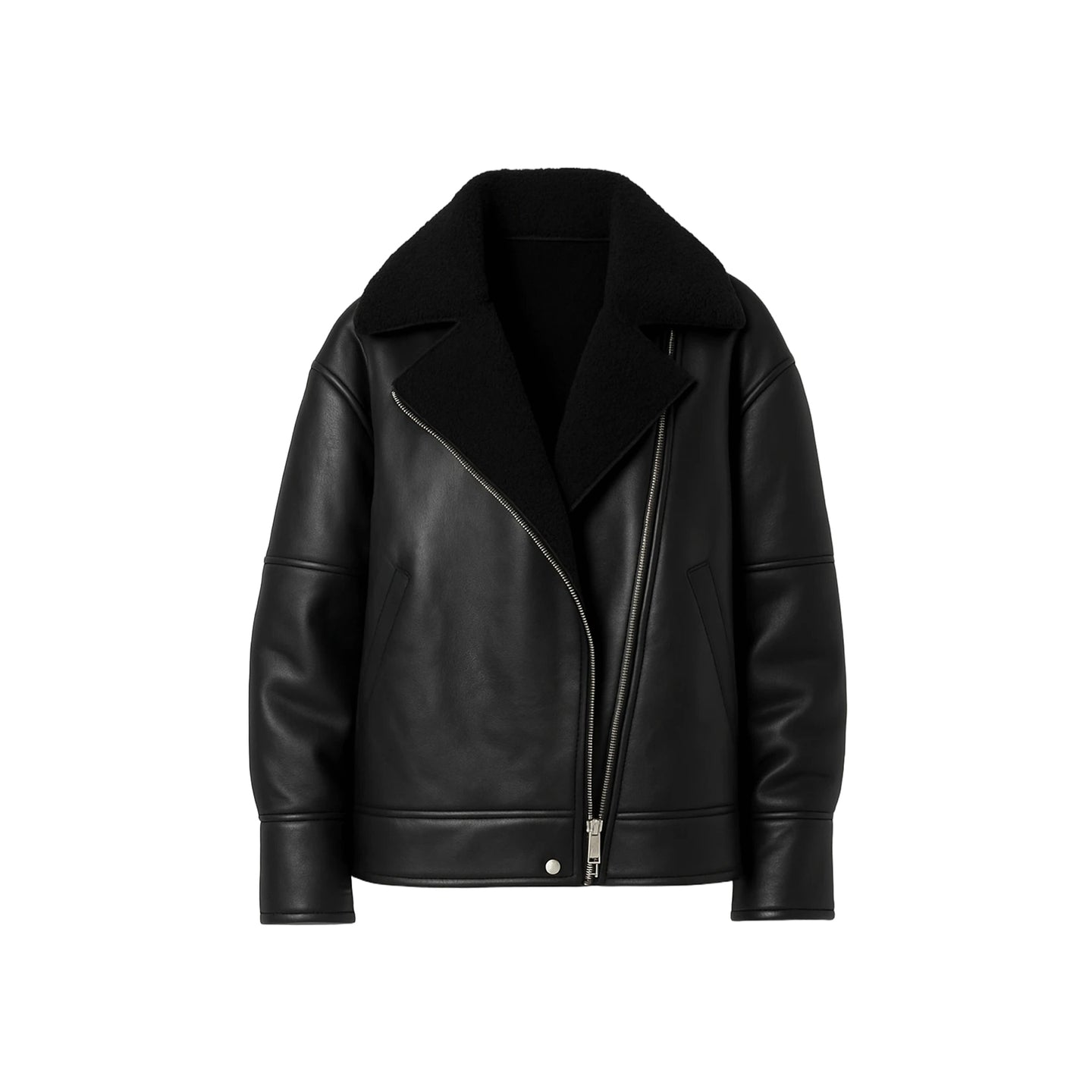 JoJaxs Leather Bomber Jacket