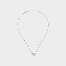JoJaxs Heart Stones Frame Rose Gold Necklace