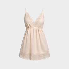 JoJaxs Satin Lace Slip Mini Dress