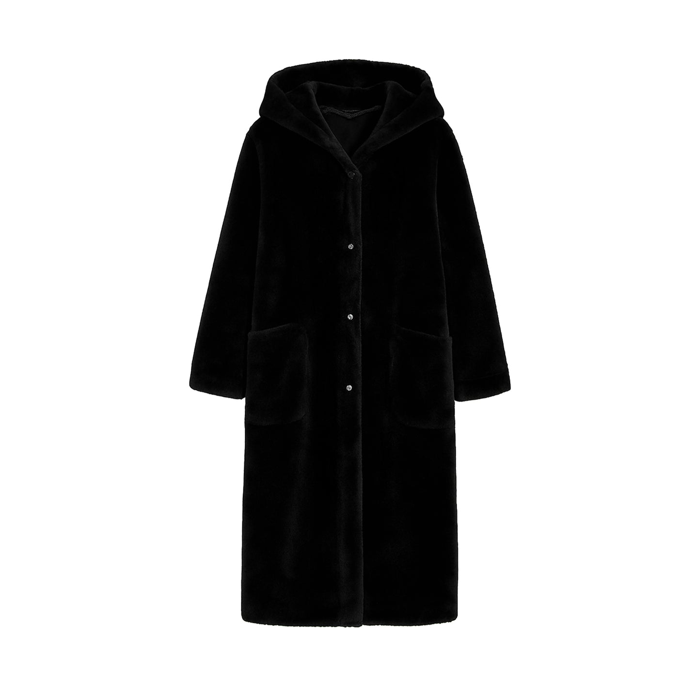 JoJaxs Sustainable Fur Hooded Coat