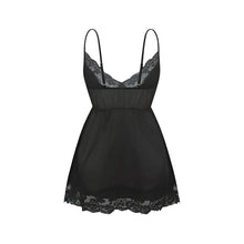 JoJaxs Satin Lace Slip Mini Dress