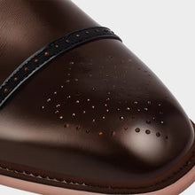 JoJaxs Smooth Leather Brogue Oxford Shoe