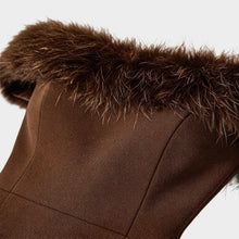 JoJaxs Off-Shoulder Fur Knit Long Dress