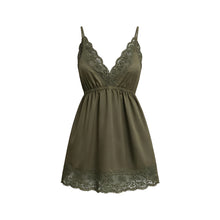 JoJaxs Satin Lace Slip Mini Dress