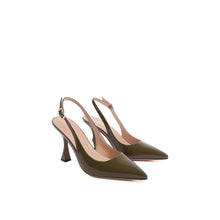 JoJaxs Patent Leather Heeled Slingback Pump