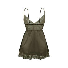 JoJaxs Satin Lace Slip Mini Dress