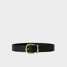 JoJaxs Crescent Crocodile Leather Belt