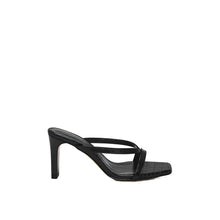 JoJaxs Crocodile Leather Heeled Sandal