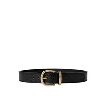 JoJaxs Crescent Crocodile Leather Belt