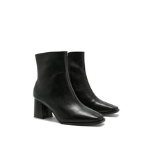 JoJaxs Smooth Leather Heeled Ankle Boot