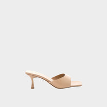 JoJaxs Square Patent Leather Healed Sandal