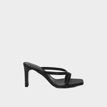 JoJaxs Crocodile Leather Heeled Sandal