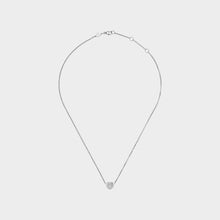 JoJaxs Heart Stones Frame Silver Necklace