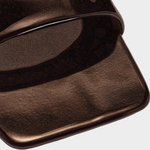 JoJaxs Black Square Patent Leather Healed Sandal