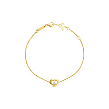 JoJaxs Heart Stone Frame Yellow Bracelet