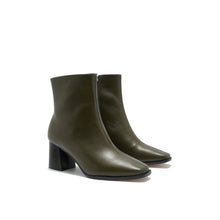 JoJaxs Smooth Leather Heeled Ankle Boot