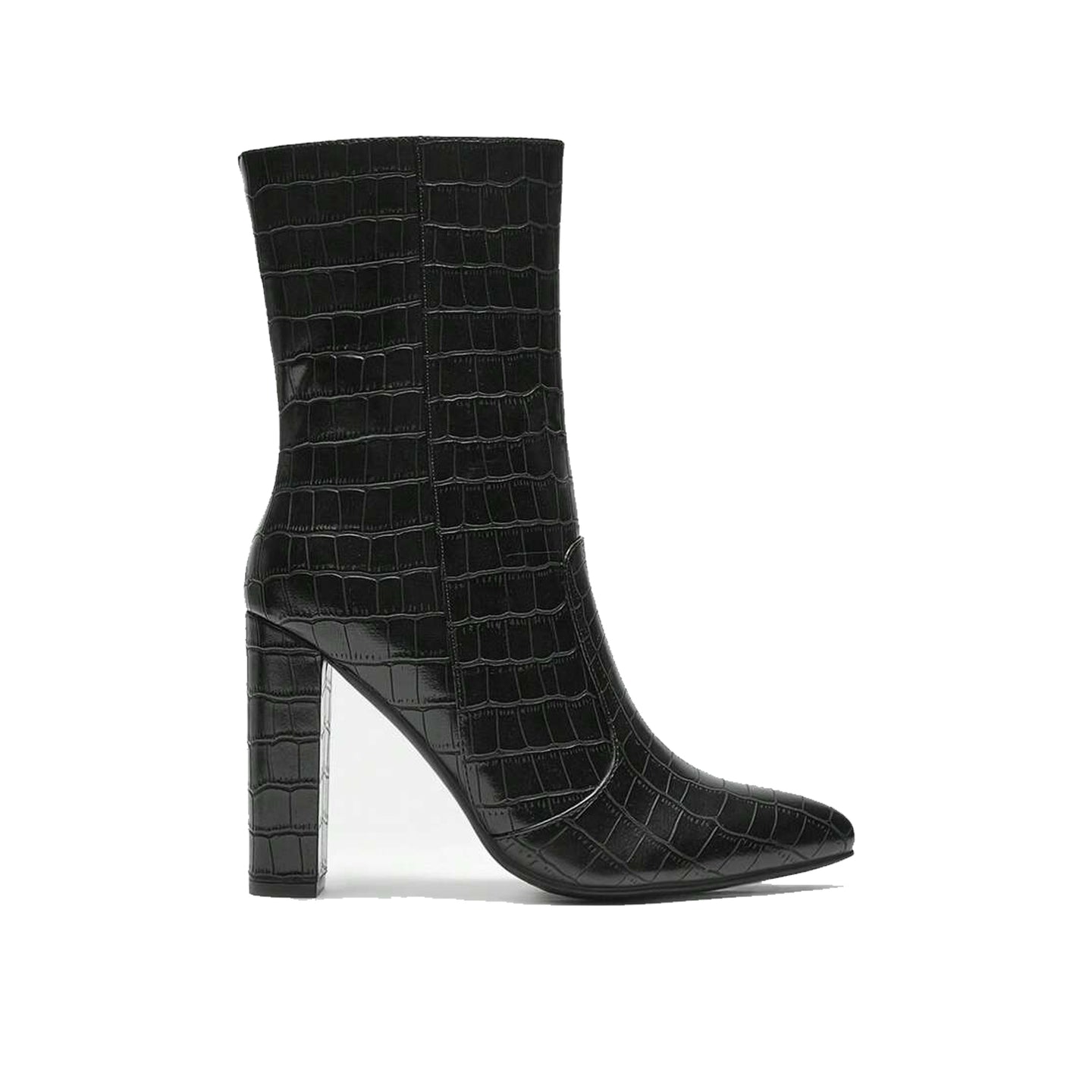 JoJaxs Crocodile Leather Heeled Boot