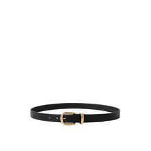 JoJaxs Crescent Leather Thin Belt