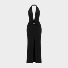JoJaxs Plunge Knit Backless Dress