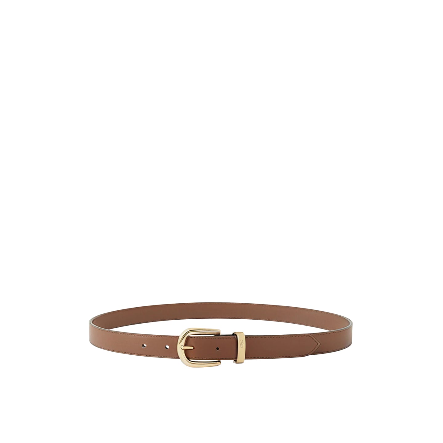 JoJaxs Crescent Leather Thin Belt