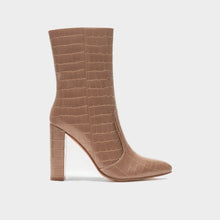 JoJaxs Crocodile Leather Heeled Boot