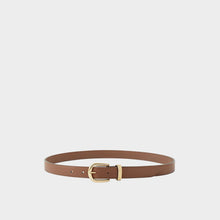JoJaxs Crescent Leather Thin Belt
