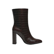 JoJaxs Crocodile Leather Heeled Boot