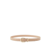 JoJaxs Crescent Leather Thin Belt
