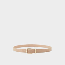 JoJaxs Crescent Leather Thin Belt