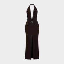 JoJaxs Plunge Knit Backless Dress