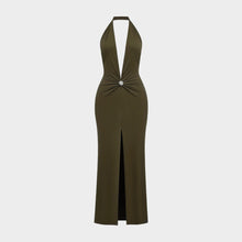 JoJaxs Plunge Knit Backless Dress