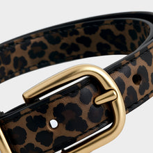 JoJaxs Crescent Leather Thin Belt