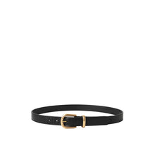 JoJaxs Crescent Crocodile Leather Thin Belt