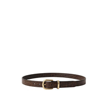 JoJaxs Crescent Crocodile Leather Thin Belt