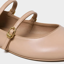 JoJaxs Leather Heeled Ballet Flat