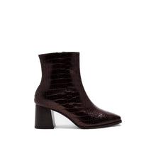 JoJaxs Crocodile Leather Heeled Ankle Boot