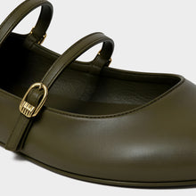 JoJaxs Leather Heeled Ballet Flat