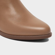 JoJaxs Zip Leather Heeled Ankle Boot