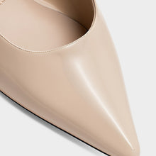 JoJaxs Patent Leather Heeled Slingback Flat