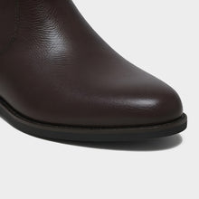 JoJaxs Zip Leather Heeled Ankle Boot