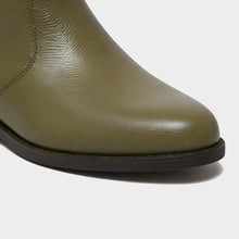 JoJaxs Zip Leather Heeled Ankle Boot