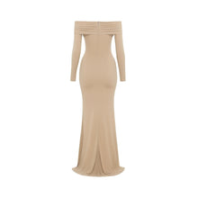 JoJaxs Off-Shoulder Knit Long Dress